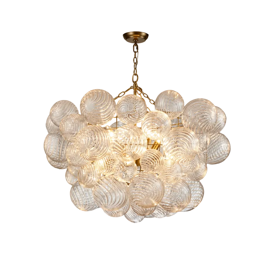 Glass Globe Chandelier
